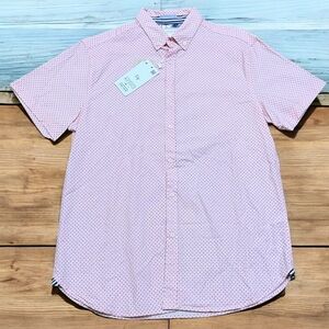 Denim & Flower Ricky Singh Light Pink Casual Button Down Shirt
